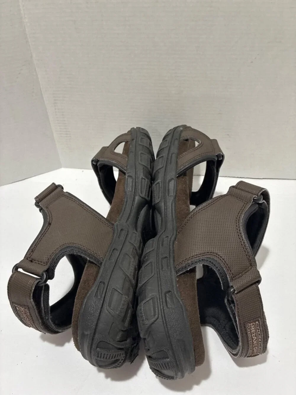 Skechers Men's Garver Louden River Sandals relaxed fit memory foam 360 size 12